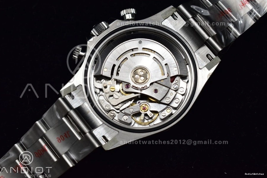 SS Daytona Dial And 728 MoistureWicking 116500 V3 Bracelet Black Case Clean 904L 0125